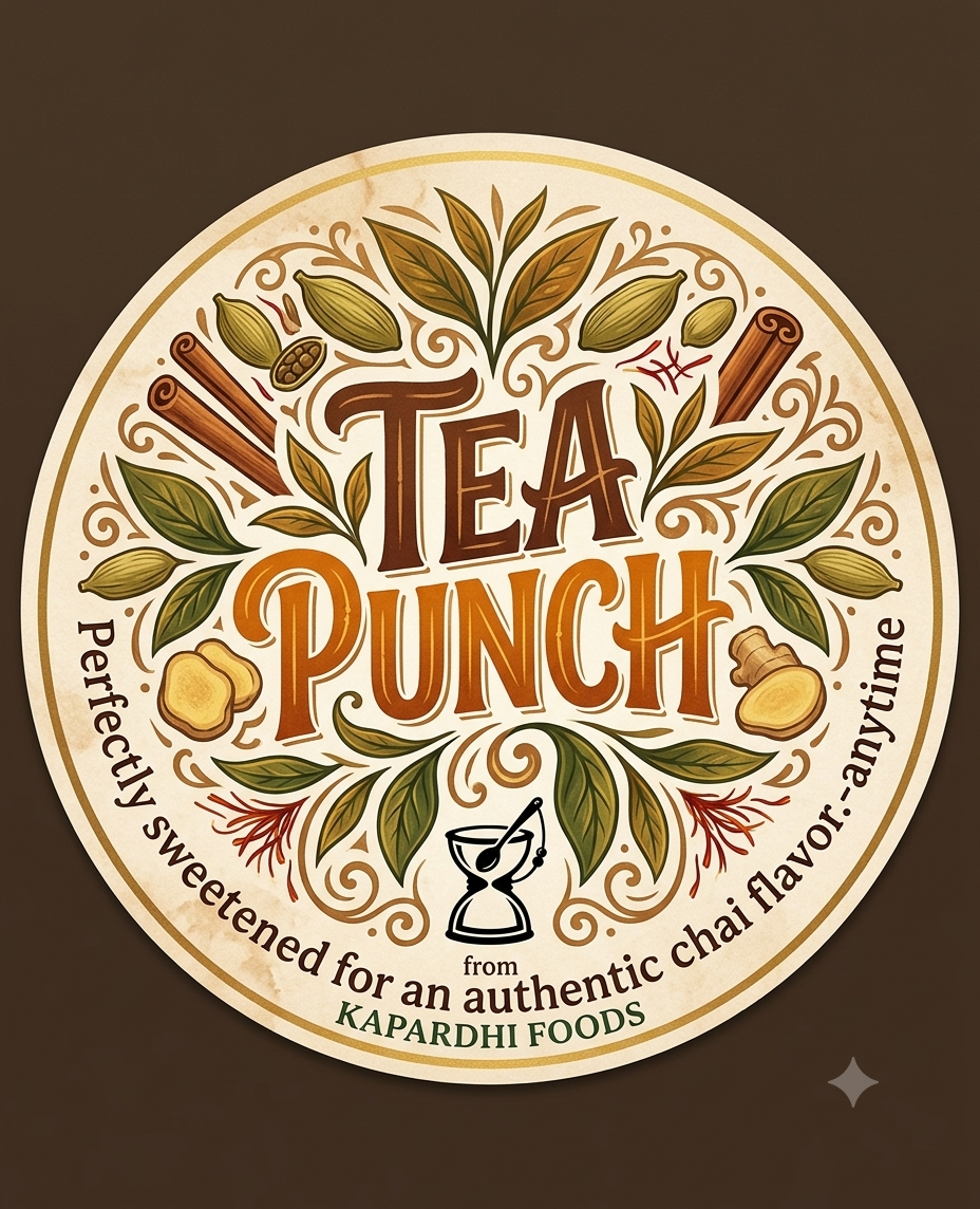 Tea Punch – grinded Elachi and dry ginger powder